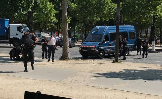 Son dakika Fransa'da alarm! Paris'in ünlü Şanzelize caddesi kapatıldı