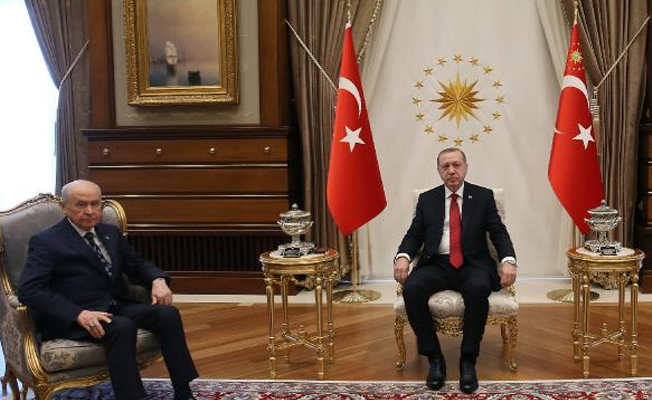 Erdoğan ile Bahçeli'nin erken seçim görüşmesi sona erdi