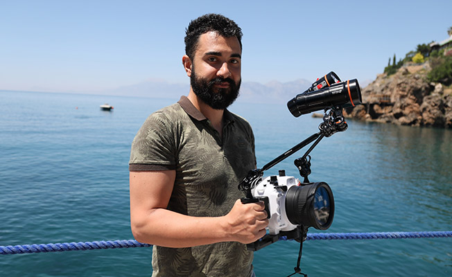 Su altındaki kirliliği kısa film yaptı, dünyaya izletti