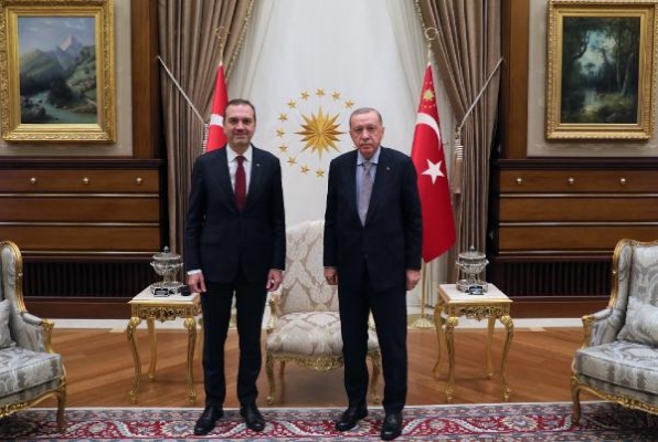 Cumhurbaşkanı Erdoğan, Kıran'ı kabul etti