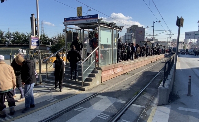 İstanbul’da tramvay arızası