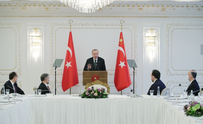  Cumhurbaşkanı Erdoğan MÜSİAD heyetini kabul etti 