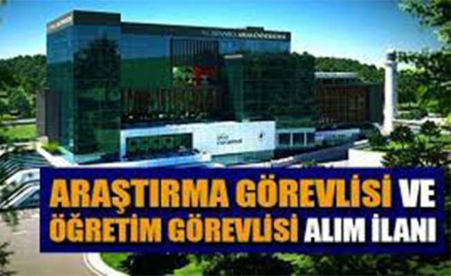 İstanbul Atlas Üniversitesi Araştırma Görevlisi ve Öğretim Görevlisi alım ilanı