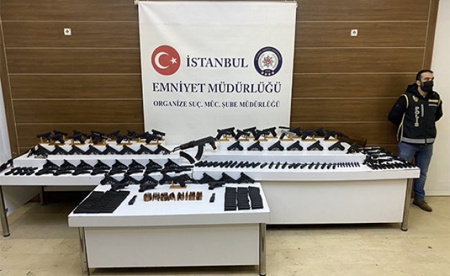 İstanbul'da yasa dışı silah imalathanelerine operasyon