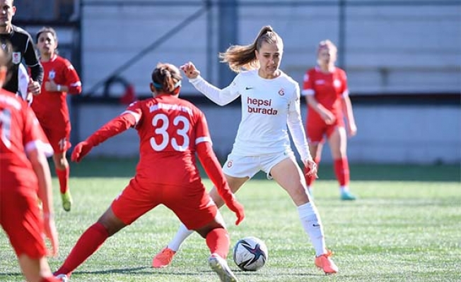 Kadın Futbol Süper Ligi: Galatasaray: 1 - Konak Belediyespor: 1