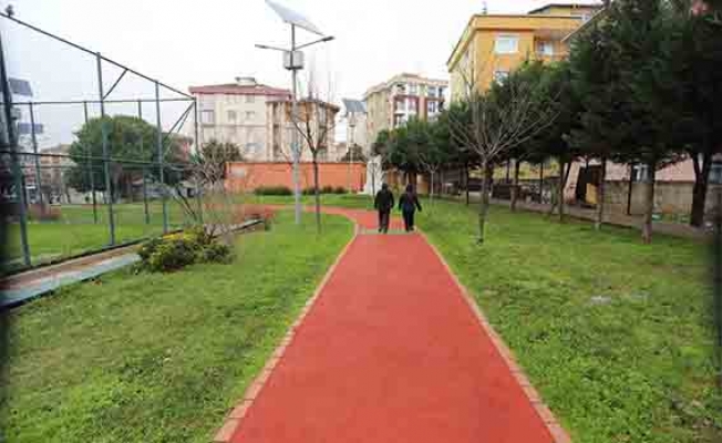 Kartal'da Mehmet Ali Büklü Parkı spora hazır