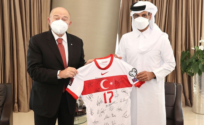 Nihat Özdemir'den Katar Futbol Federasyonu Başkanı Al Thaniye ziyaret