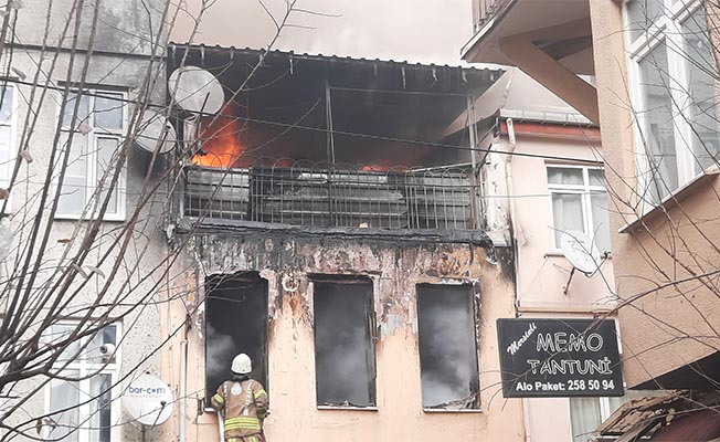 Ortaköy'de feci yangın: 1 ölü