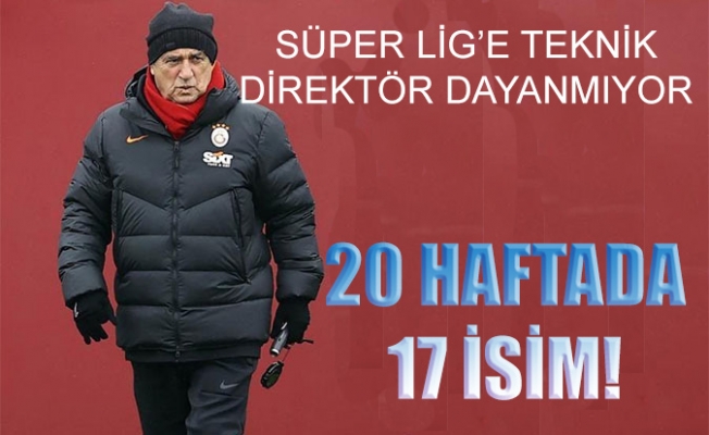 Süper Lig’e teknik direktör dayanmıyor; 20 haftada 17 isim!