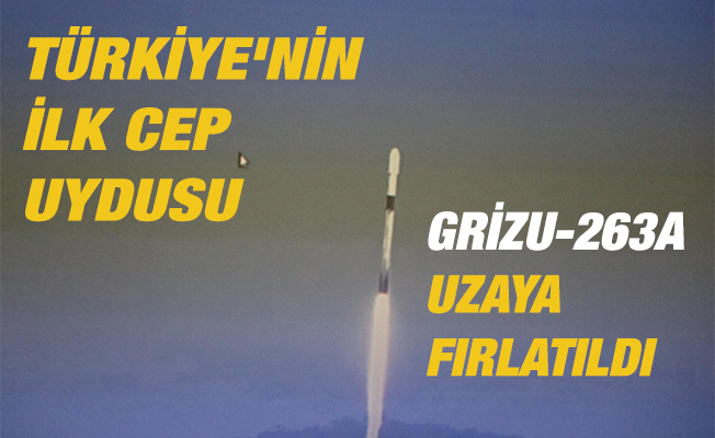Türkiye’nin ilk cep uydusu uzaya fırlatıldı