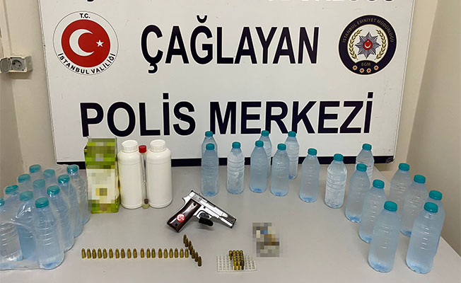  İstanbul’da 400 litre sahte alkol ele geçirildi