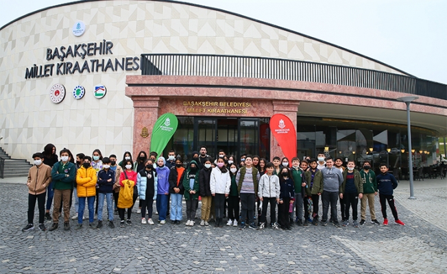 Başakşehirli çocuklar Türkiye’nin en büyük Millet Kıraathanesi’nde