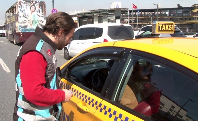  Eminönü’nden ticari taksilere ceza yağdı