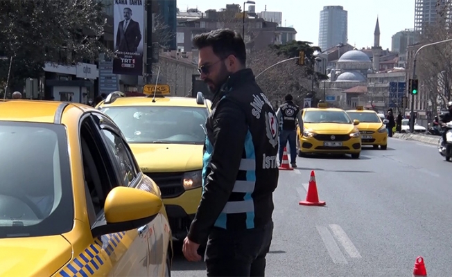 Şişli'de ticari taksi denetimi