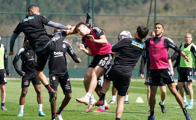 Beşiktaş, Giresunspor maçı hazırlıklarına devam etti