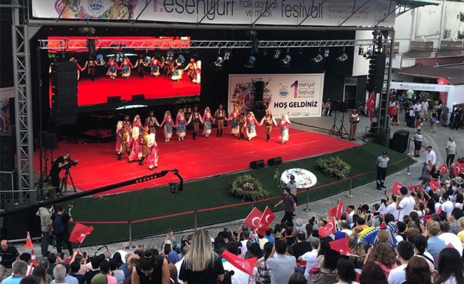 Esenyurt'ta Halk Dansları ve Müzik Festivali son buldu