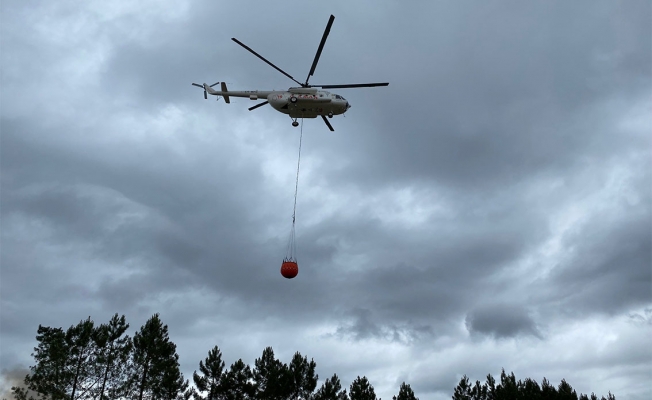 Sarıyer’de helikopter destekli dev yangın söndürme tatbikatı