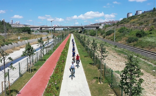 Bahçeşehir’e yeni yürüyüş ve bisiklet yolu