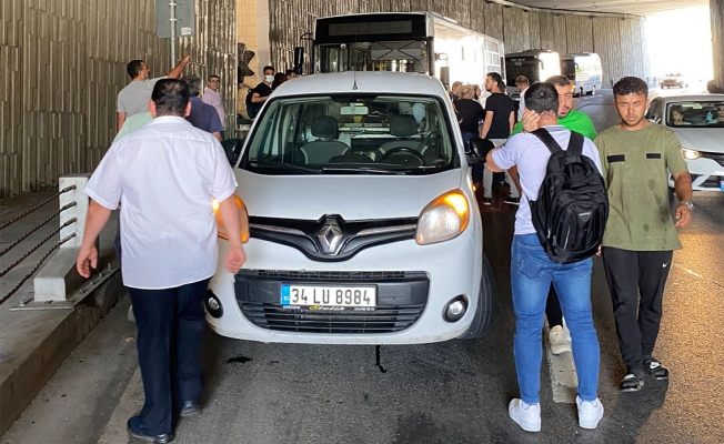 Beşiktaş'ta sürücüyü şikayet eden yolcu saldırıya uğradı