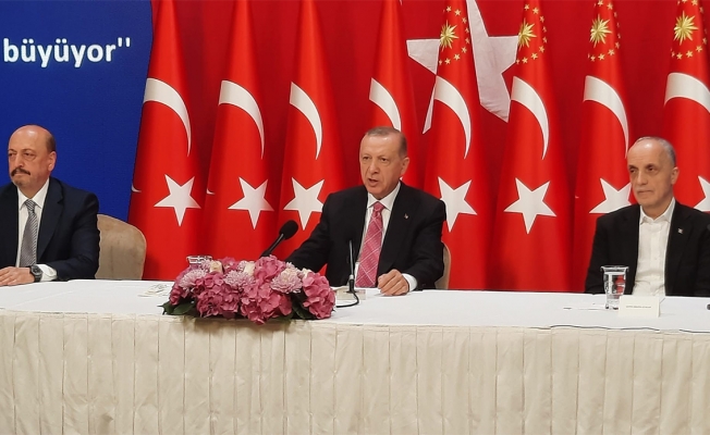 Erdoğan: “Yeni asgari ücreti 5 bin 500 lira olarak belirledik”