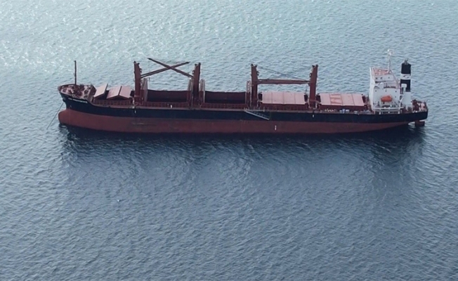 İstanbul’da kaza yapan gemiler havadan görüntülendi