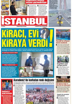 İstanbul Gazetesi - 16.05.2022 Manşeti
