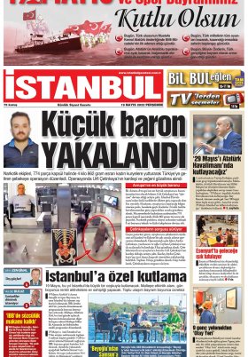 İstanbul Gazetesi - 19.05.2022 Manşeti