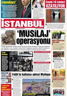 İstanbul Gazetesi - 27.05.2022 Manşeti