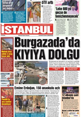 İstanbul Gazetesi - 28.05.2022 Manşeti