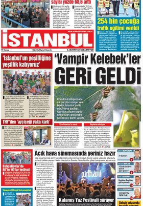 İstanbul Gazetesi - 08.08.2022 Manşeti