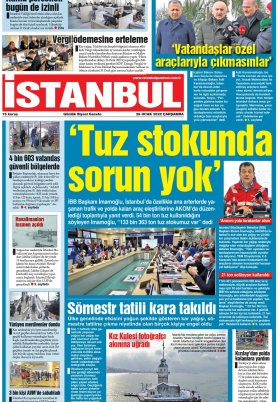 İstanbul Gazetesi - 26.01.2022 Manşeti