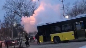 Pendik’te İETT otobüsünde yangın paniği