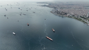 İstanbul’da denizdeki kirlilik dron ile görüntülendi