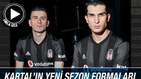 Beşiktaş'ın yeni sezon formaları tanıtıldı 